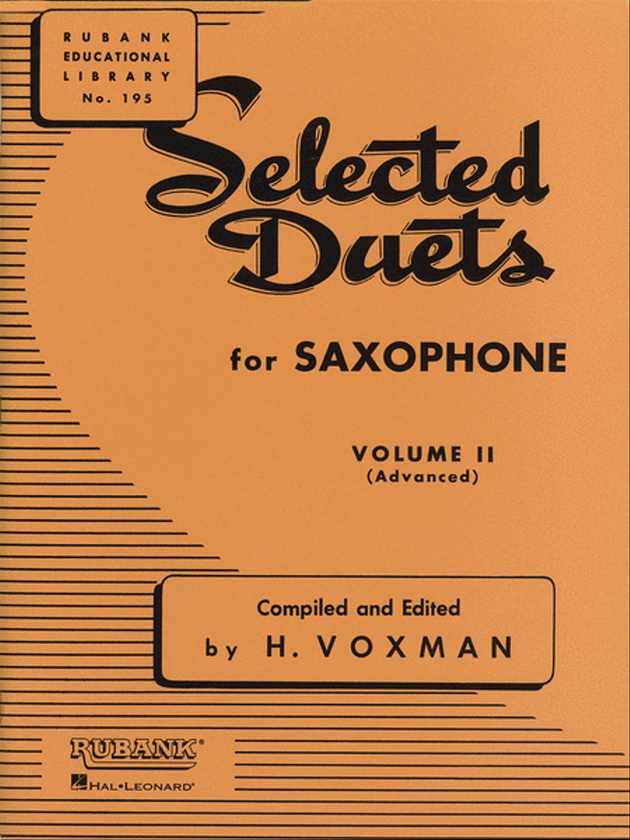 Selected Duets for Saxophone Woodwind Duet scores gallery preview page 1