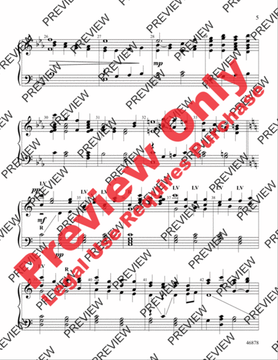 An English Hymn Sketchbook Handbell Choir scores gallery preview page 5