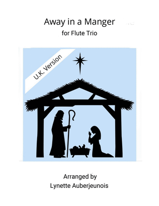 Book cover for Away in a Manger - Flute Trio