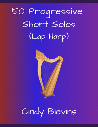 Book cover for 50 Progressive Short Solos for Lap Harp