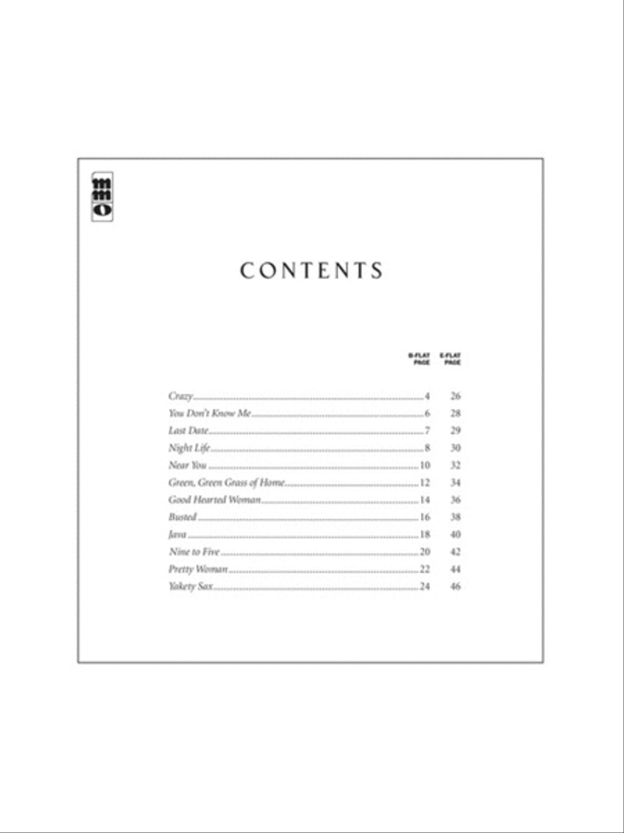 Boots Randolph – Nashville Classics Tenor Saxophone scores gallery preview page 2