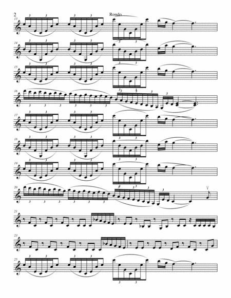 Rondo - Violin 1 part