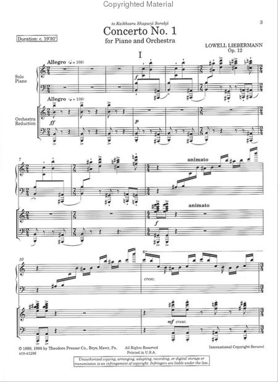 Concerto No. 1 Concerto No. 1 Chamber Music scores gallery preview page 2