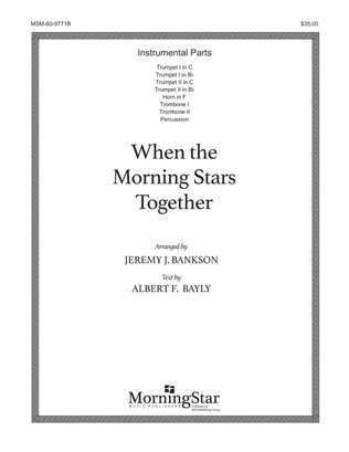 When the Morning Stars Together (Downloadable Instrumental Parts)