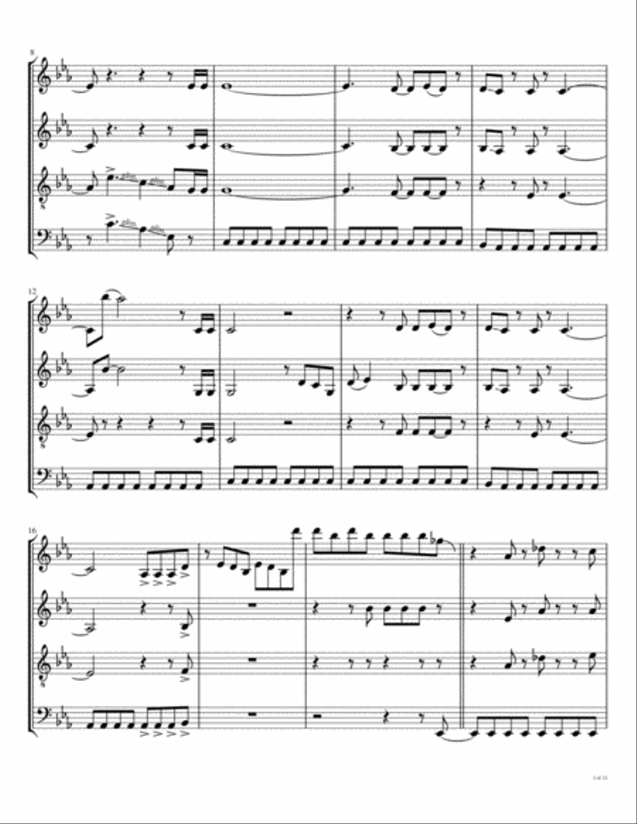 Panama Woodwind Quartet scores gallery preview page 3