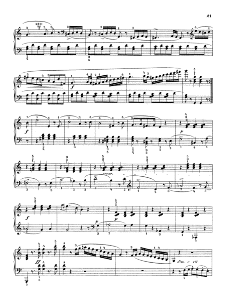 Cramer: Eleven Sontinas Piano Solo scores gallery preview page 2