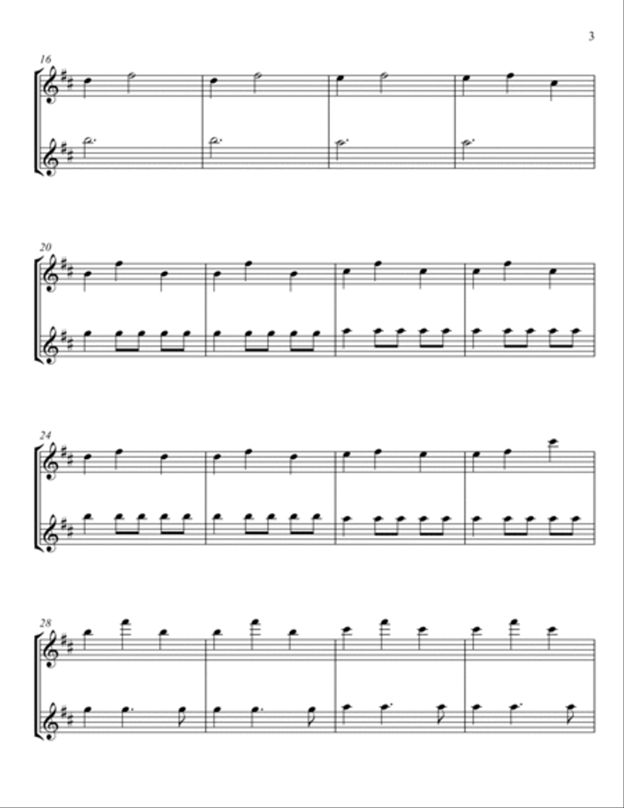 Interstellar Woodwind Duet scores gallery preview page 3