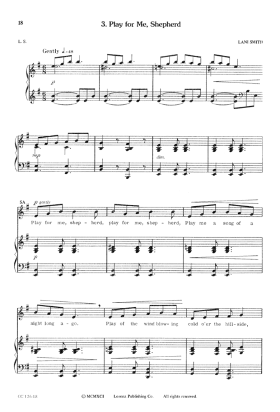 A Simple Christmas 3-Part scores gallery preview page 20