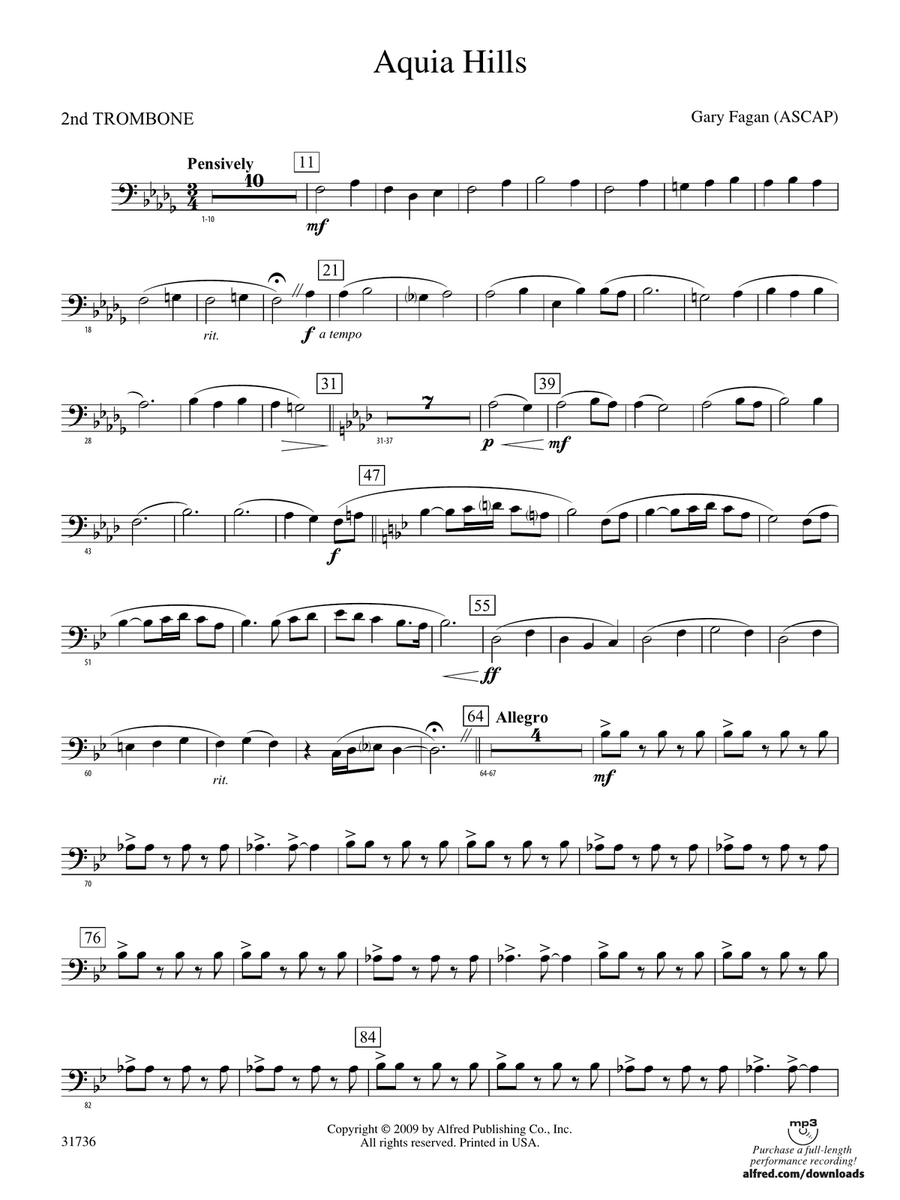Aquia Hills: 2nd Trombone