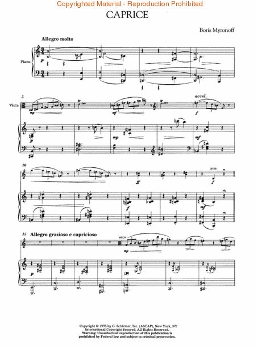 The Virtuoso Violist The Virtuoso Violist Piano Accompaniment scores gallery preview page 2