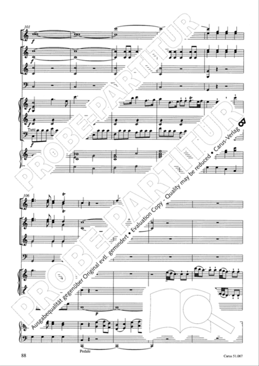 Church Sonatas Collection / Songbook scores gallery preview page 89
