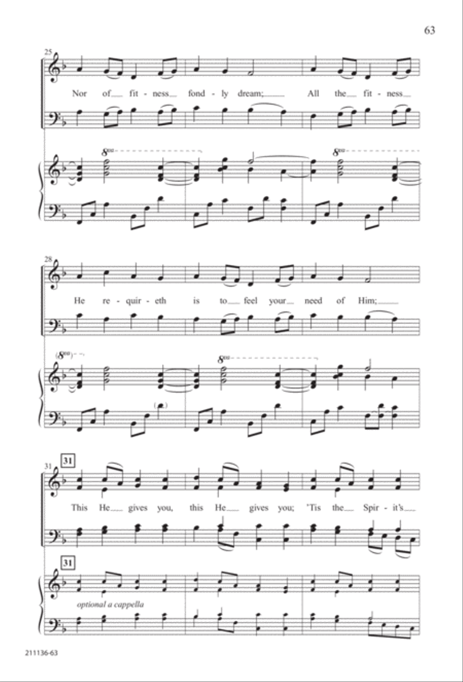Marching to Zion Marching to Zion 4-Part scores gallery preview page 69