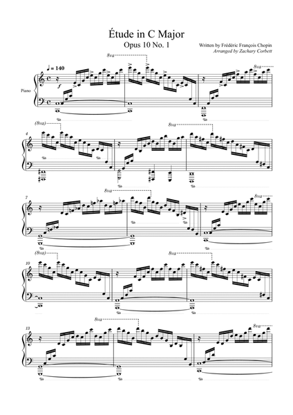 Etude Opus 10 No. 1 in C Major image number null