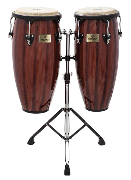 Artist Hand-Painted Series Brown Congas