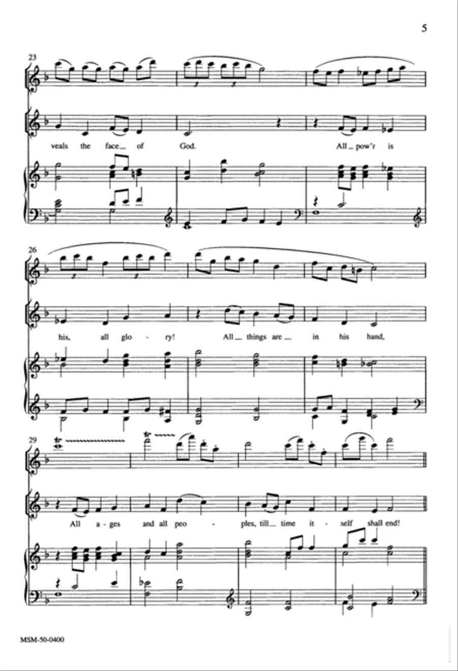 Blest Be the King Blest Be the King Unison Choir scores gallery preview page 3
