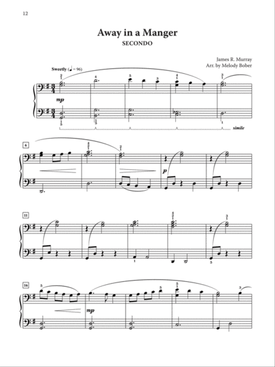 Christmas Memories for Two, Book 1 Small Ensemble scores gallery preview page 2