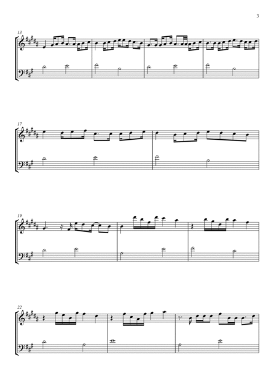 Like My Father Woodwind Duet scores gallery preview page 3