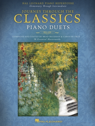 Book cover for Journey Through the Classics - Piano Duets