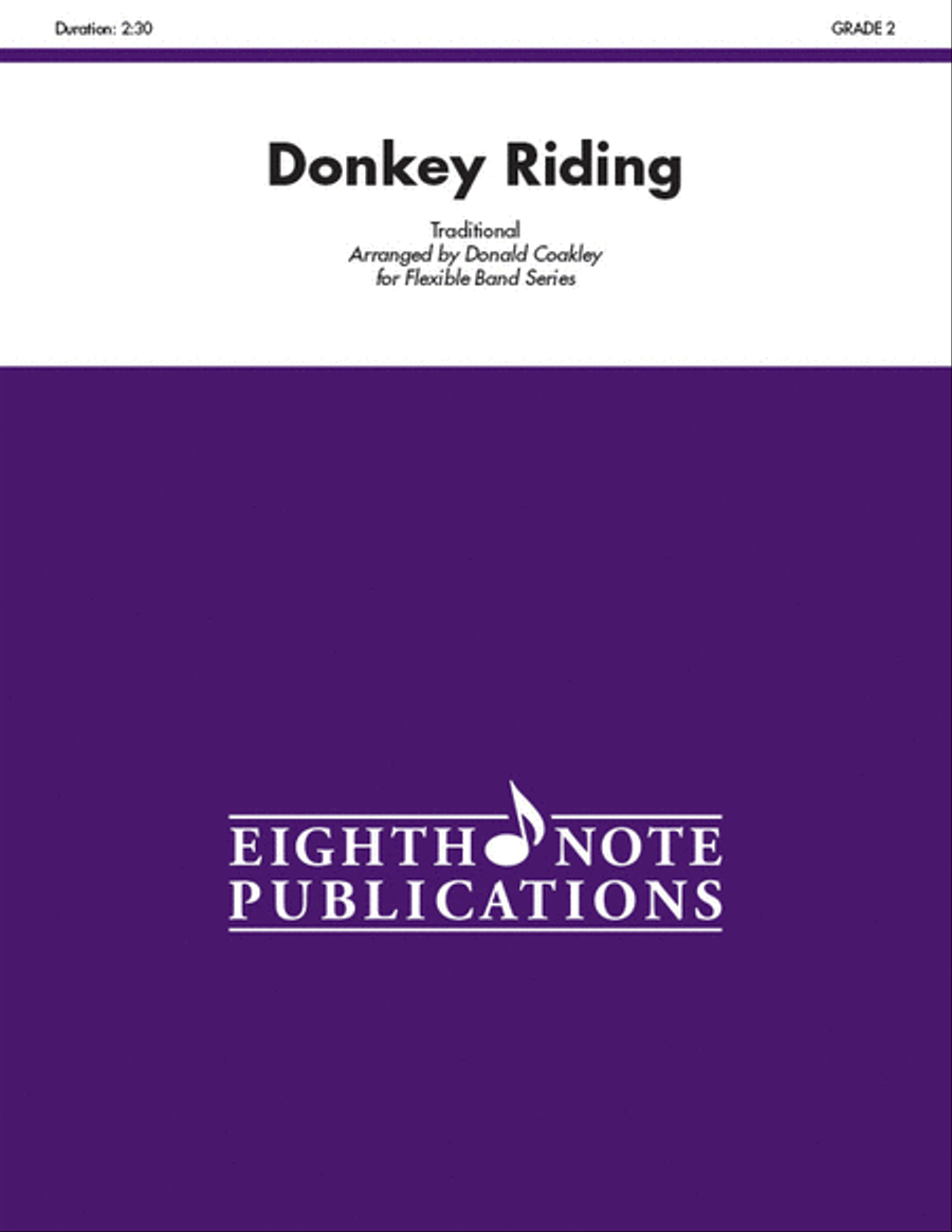 Donkey Riding Concert Band scores gallery preview page 1