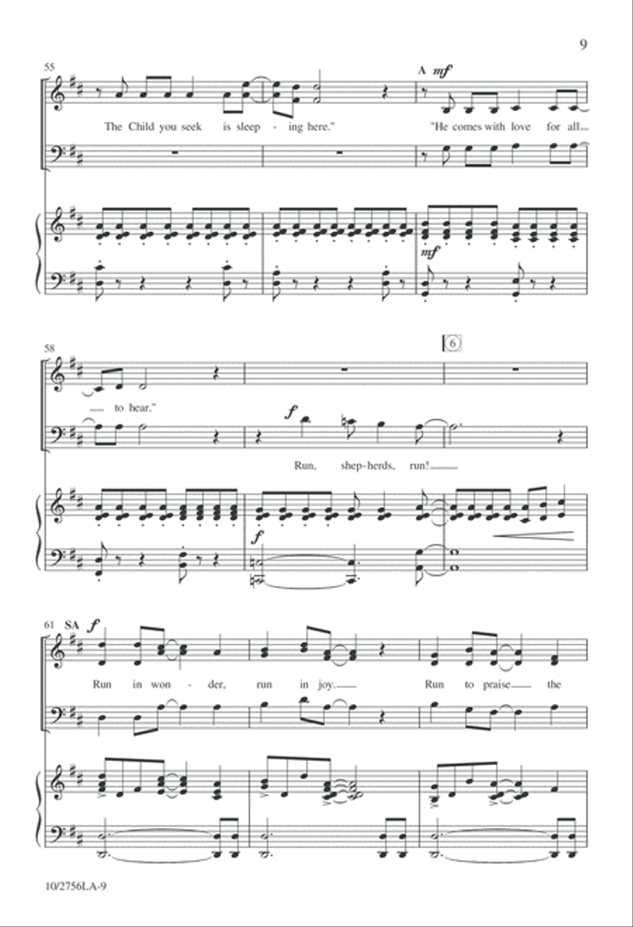 Run, Shepherds, Run 3-Part scores gallery preview page 9