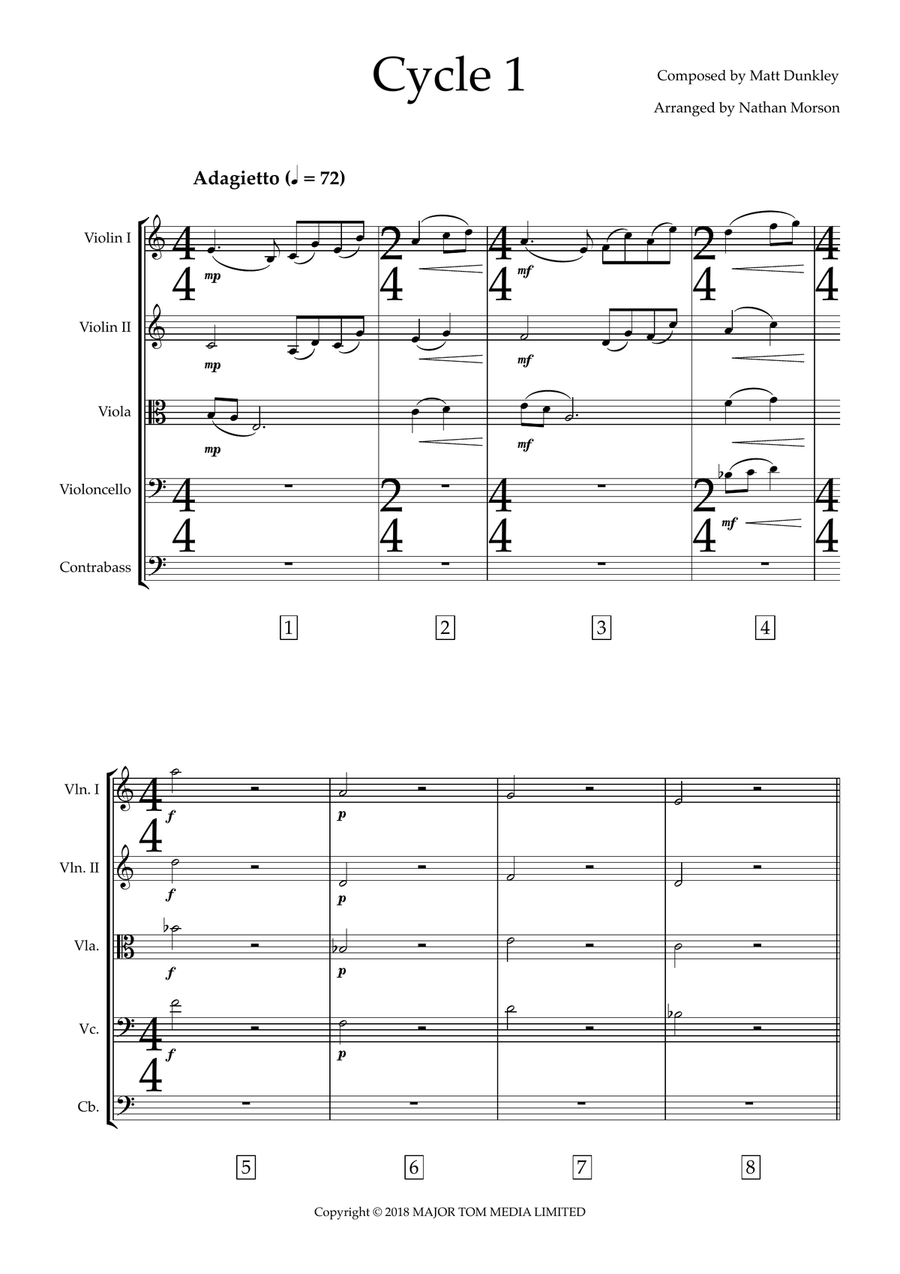 Cycle 1 Cycle 1 String Orchestra scores gallery preview page 2