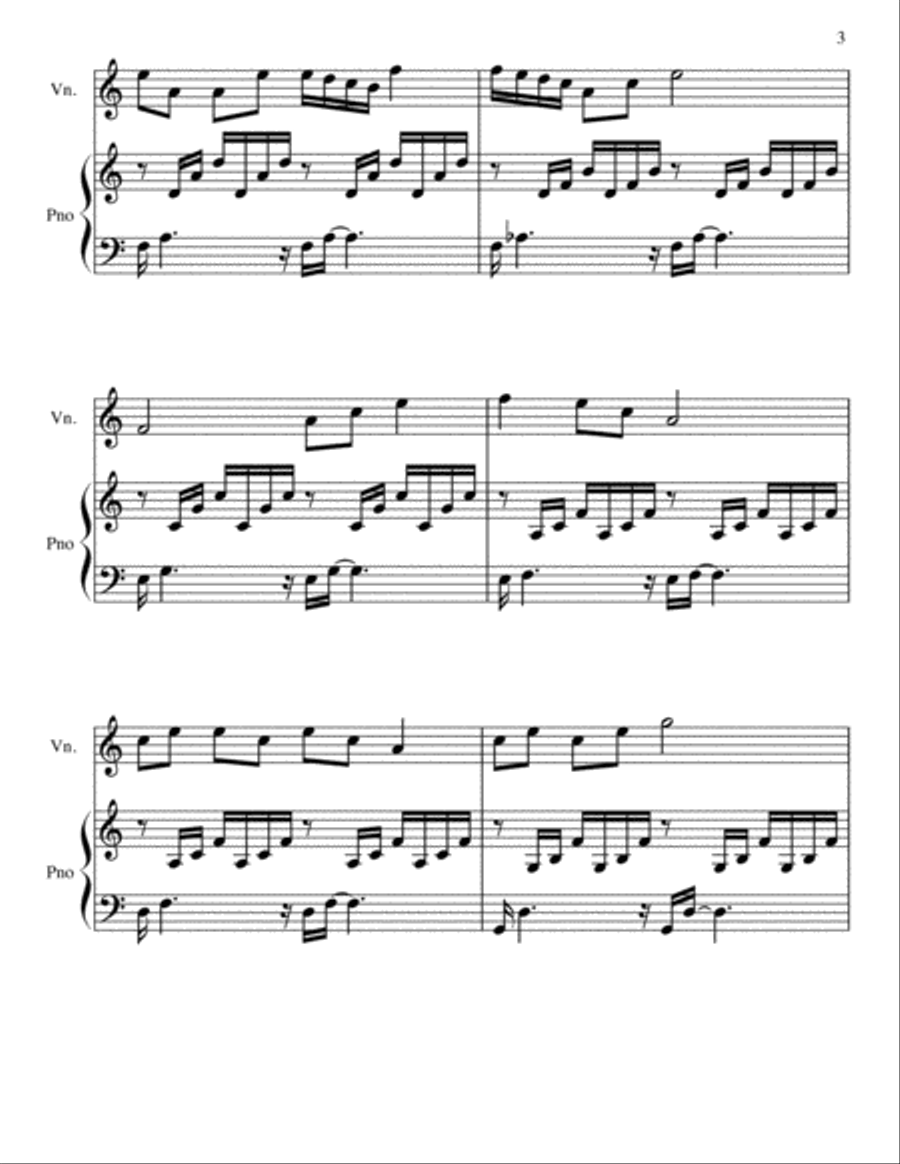 Prelude in C String Duet scores gallery preview page 3