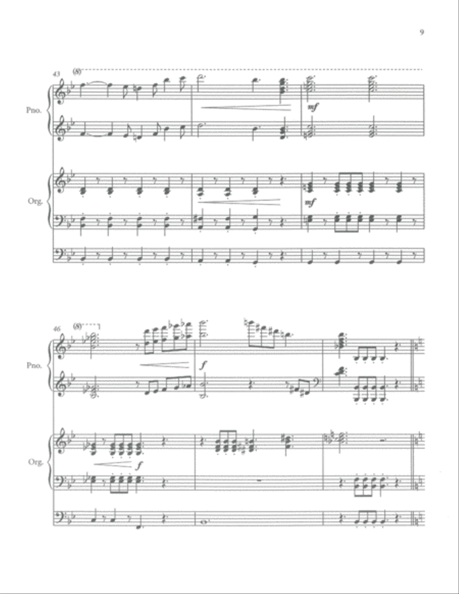Mine Eyes Have Seen the Glory Organ scores gallery preview page 7