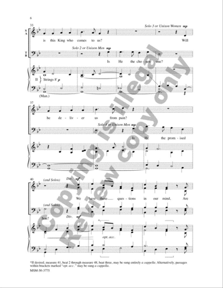 Hosannas Everywhere 4-Part scores gallery preview page 6