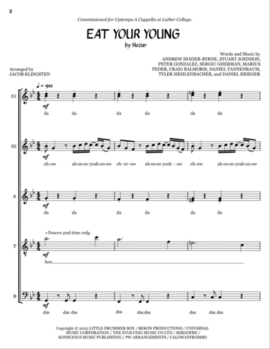 Eat Your Young Divisi scores gallery preview page 2