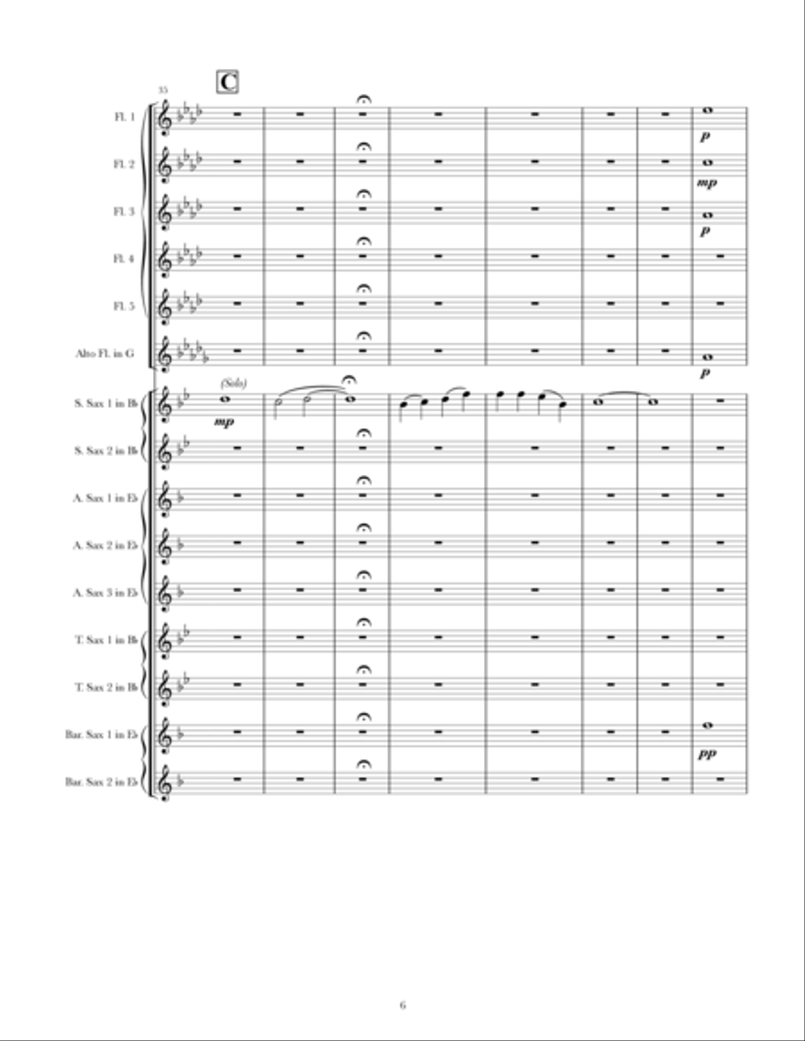 What The Tide Could Bring Woodwind Ensemble scores gallery preview page 6