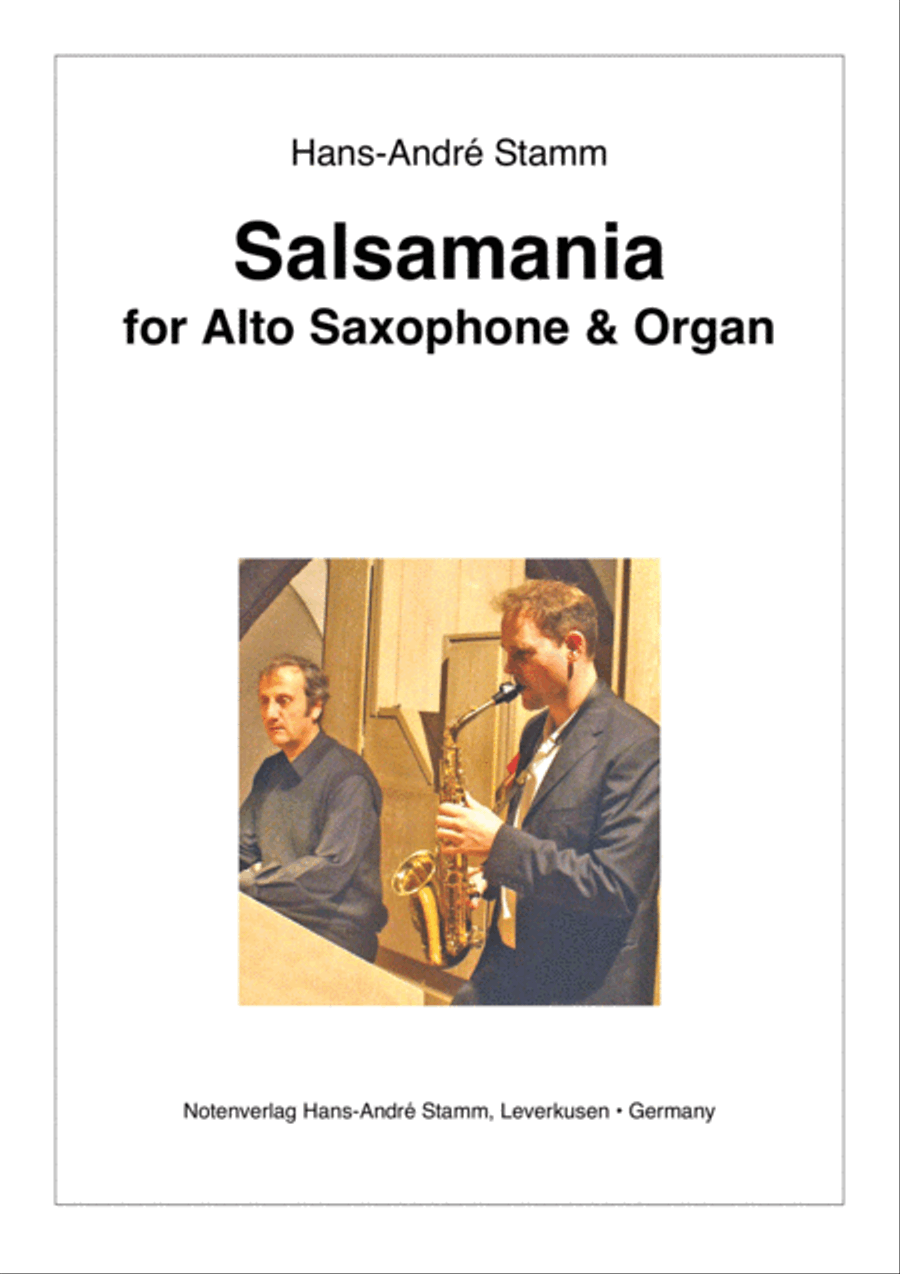 Salsamania for Alto Saxophone & Organ Woodwind Duet scores gallery preview page 1