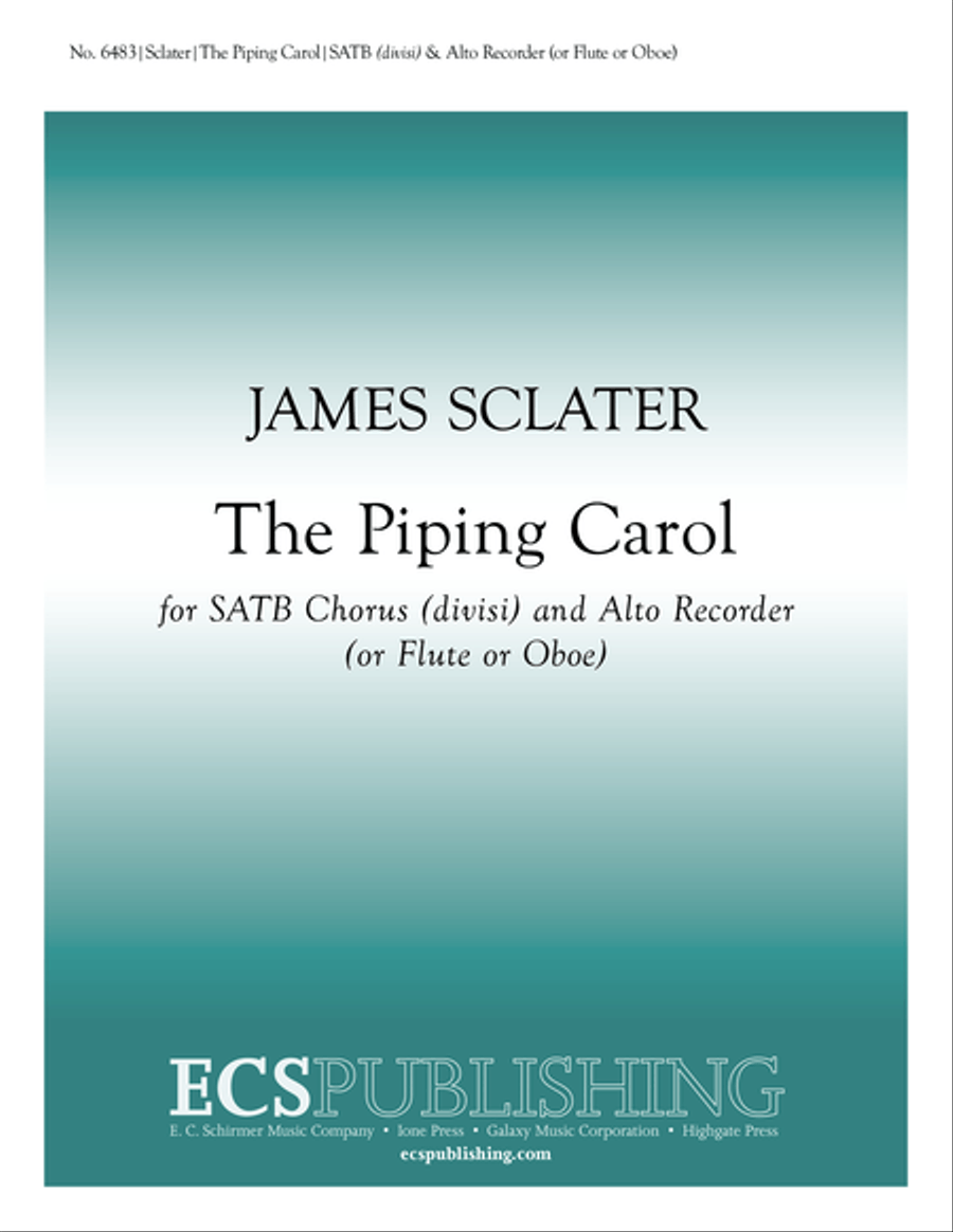 The Piping Carol 4-Part scores gallery preview page 1