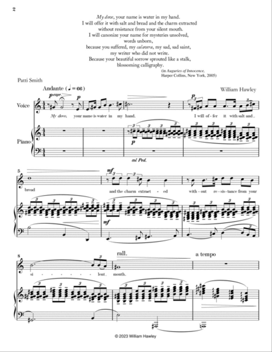 My Dove Voice scores gallery preview page 2