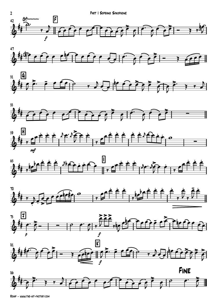 Rehab Saxophone Quartet scores gallery preview page 6