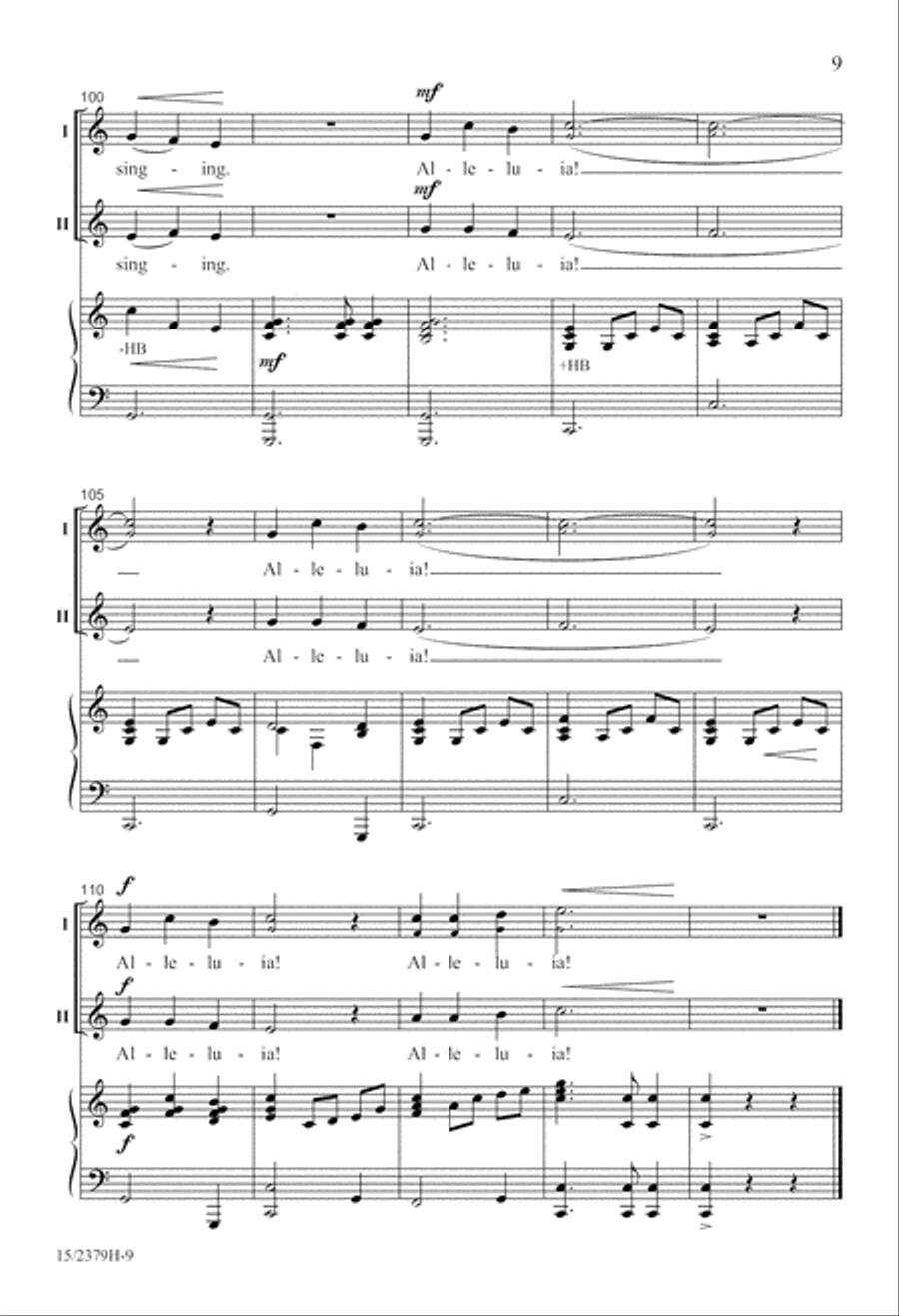 A Star Dances, an Angel Sings 2-Part scores gallery preview page 10