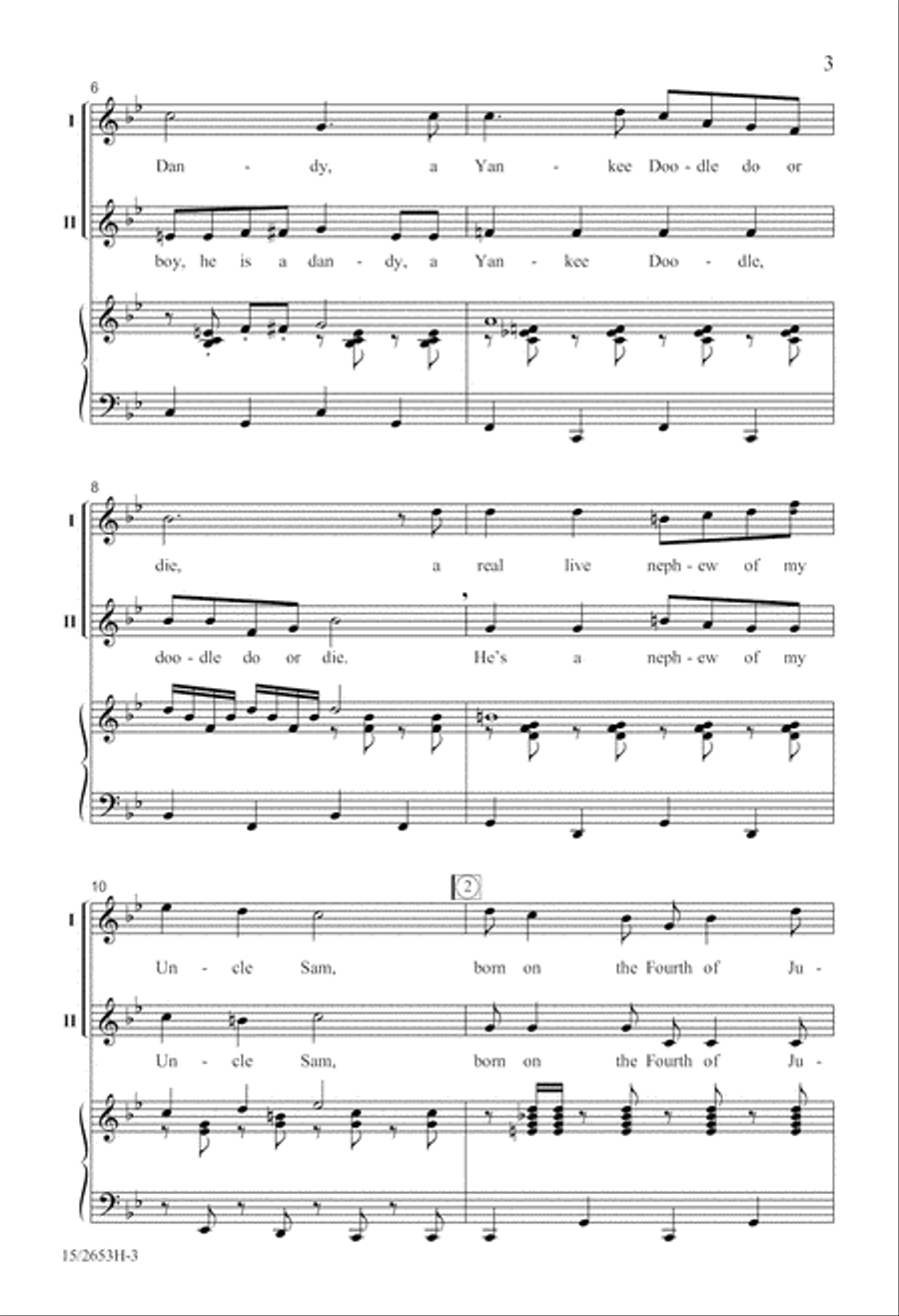 Here's Two Cohan! Here's Two Cohan! 2-Part scores gallery preview page 3