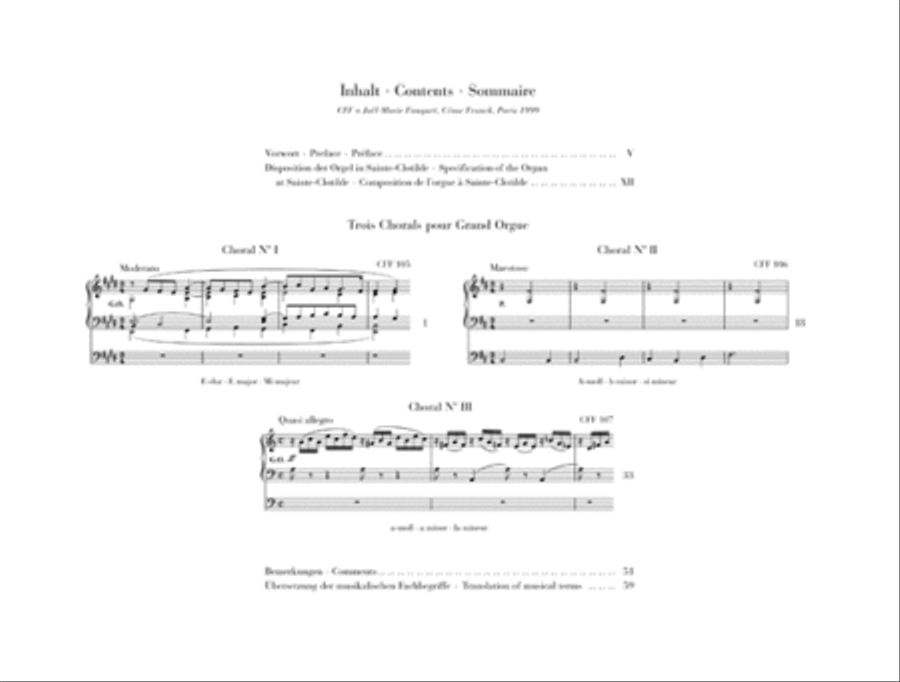 3 Chorals pour Grand Orgue Organ scores gallery preview page 2