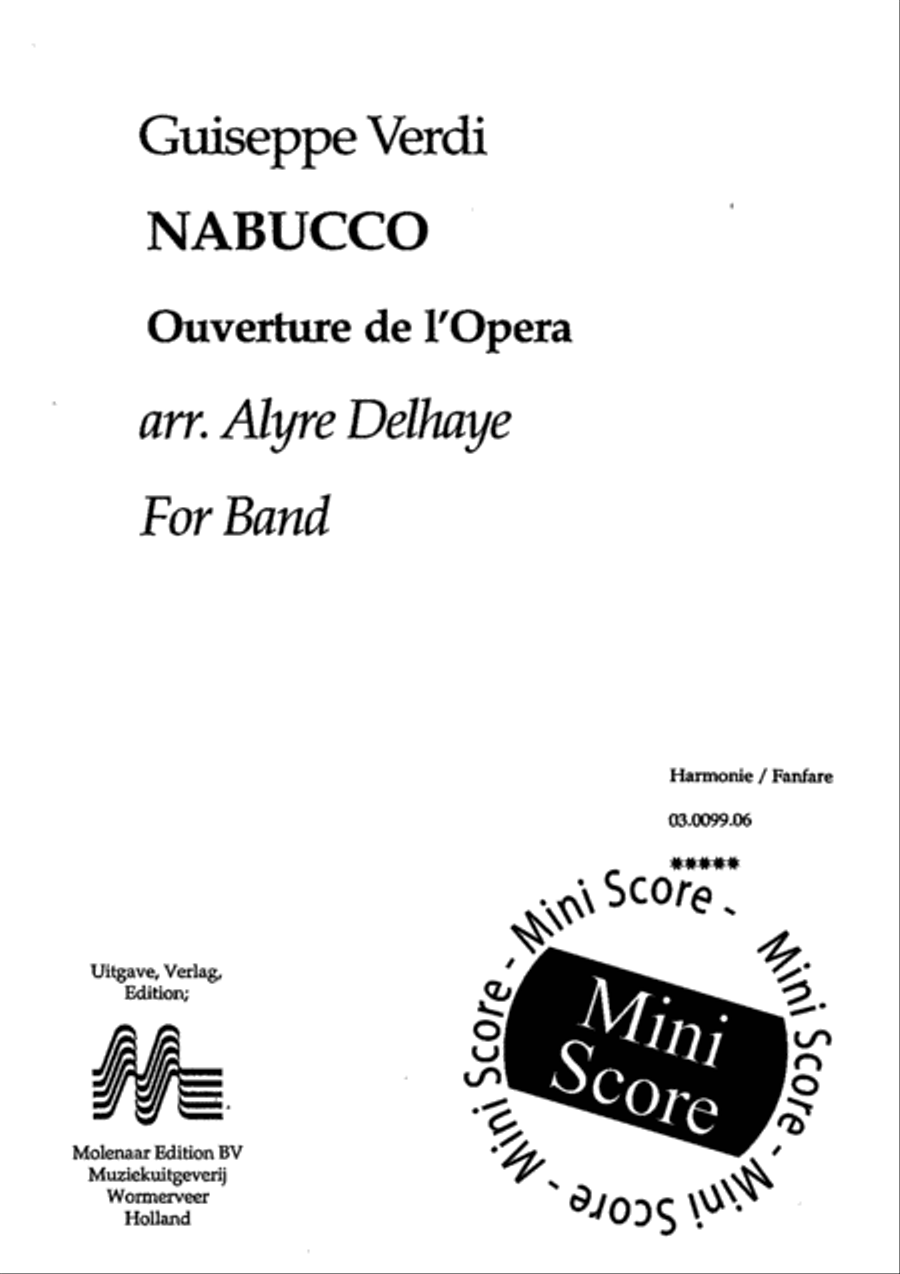 Nabucco Concert Band scores gallery preview page 3