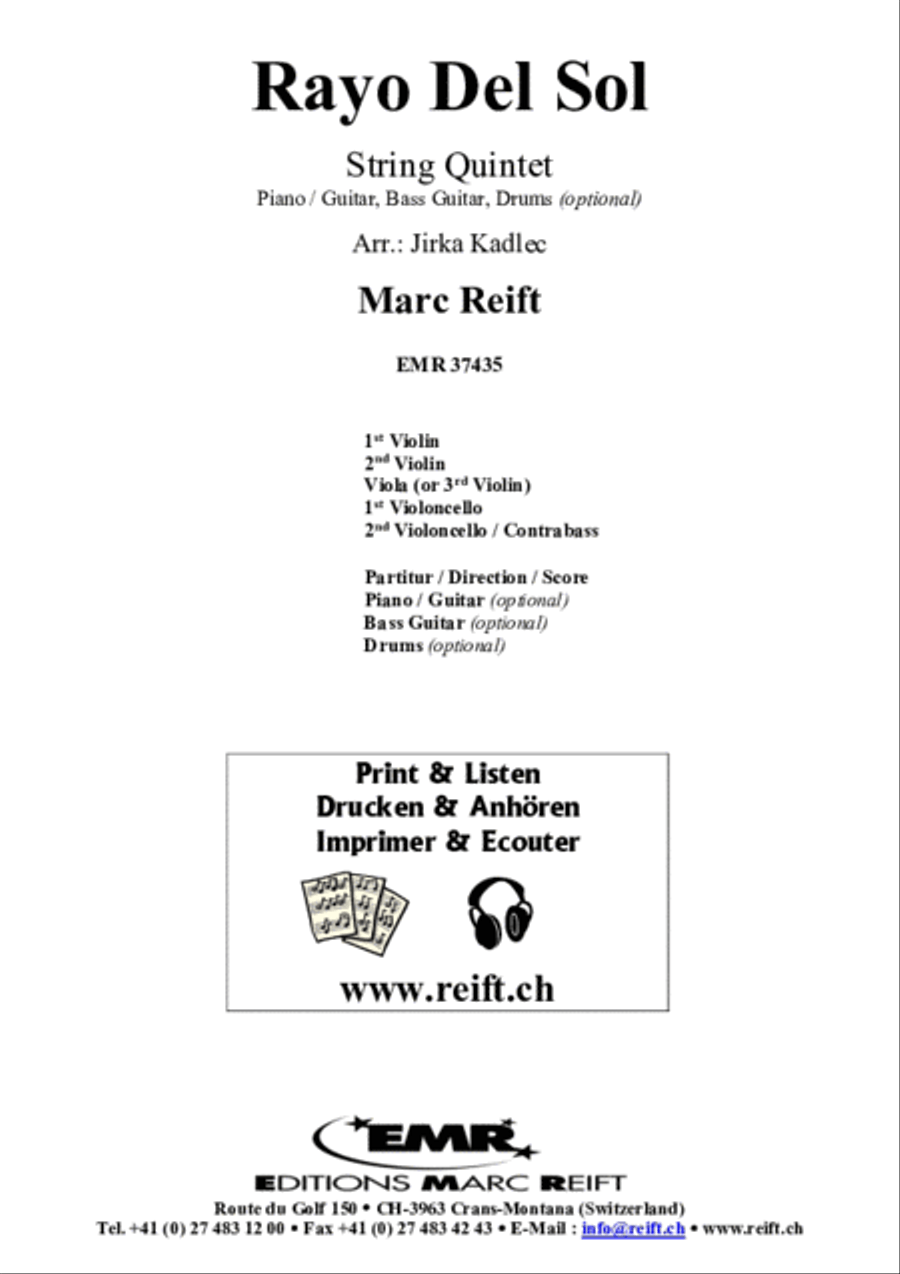 Rayo Del Sol String Quintet scores gallery preview page 2