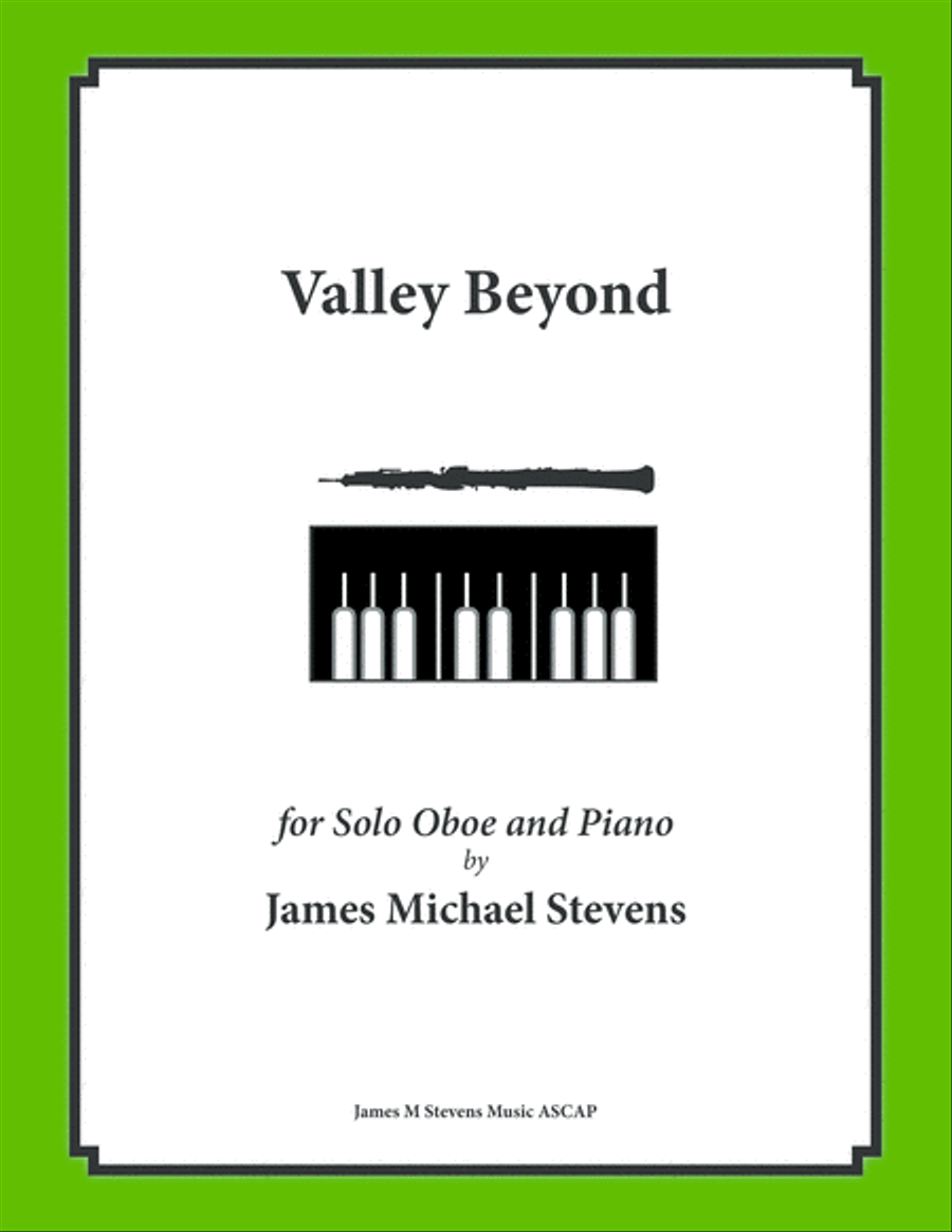 Valley Beyond - Oboe & Piano Piano scores gallery preview page 1