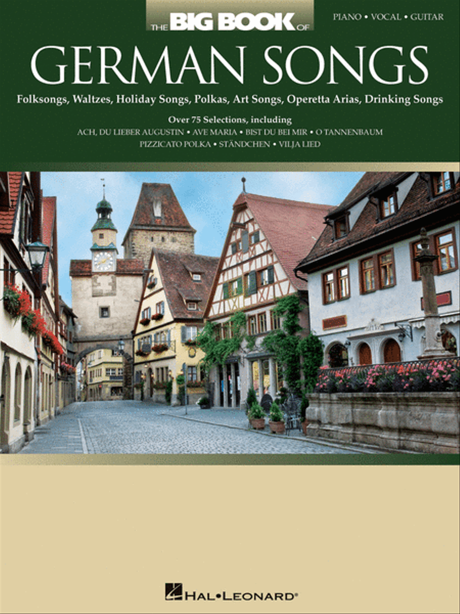 The Big Book of German Songs Piano, Vocal, Guitar scores gallery preview page 1
