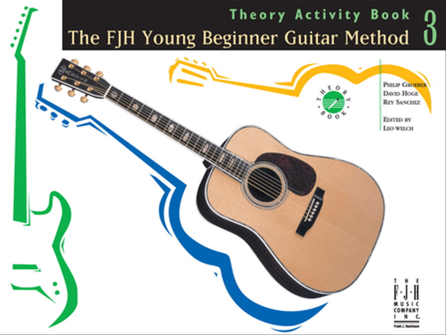 The FJH Young Beginner Guitar Method - Theory Activity Book 3