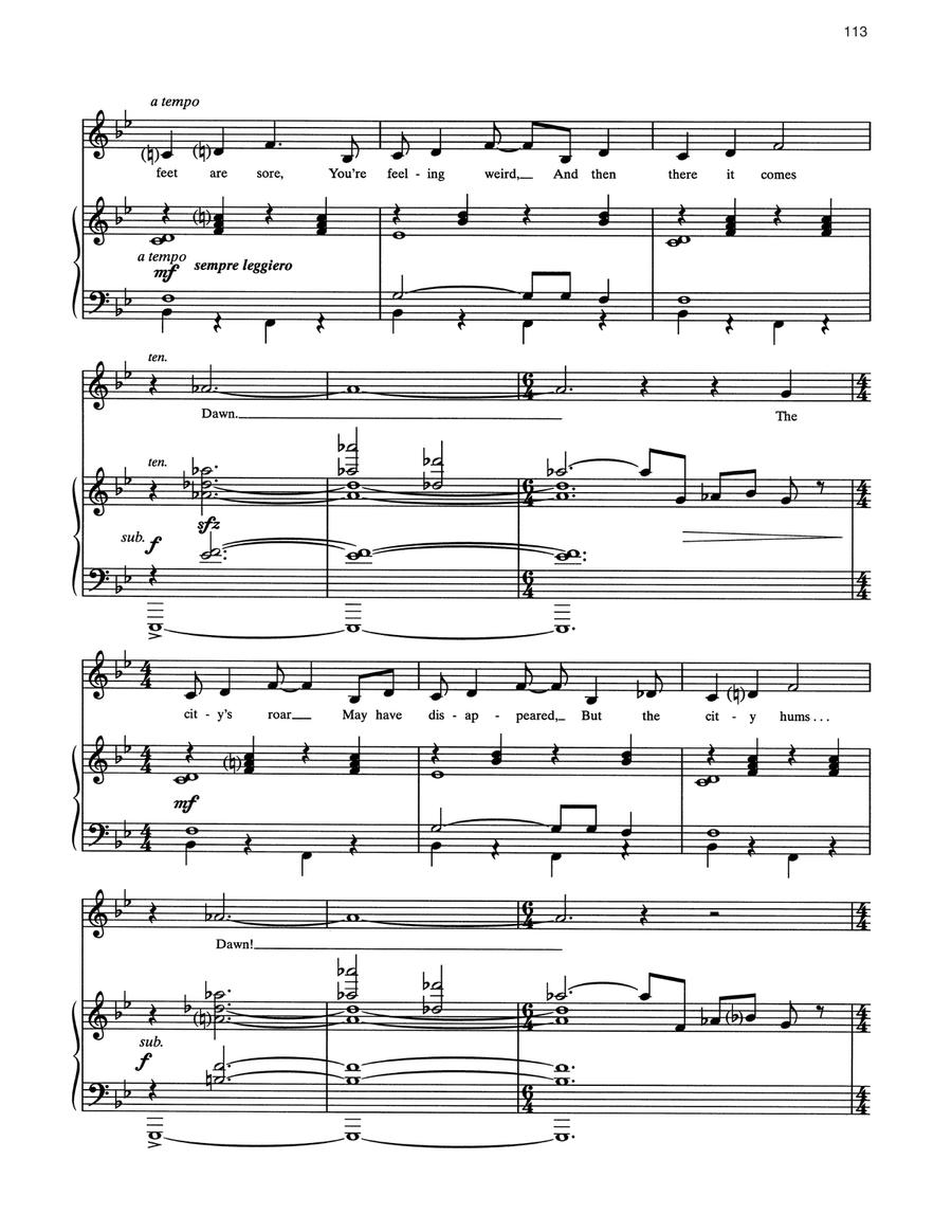 Dawn Dawn Voice scores gallery preview page 5