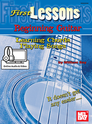 Book cover for First Lessons Beginning Guitar: Learning Chords/Playing Songs