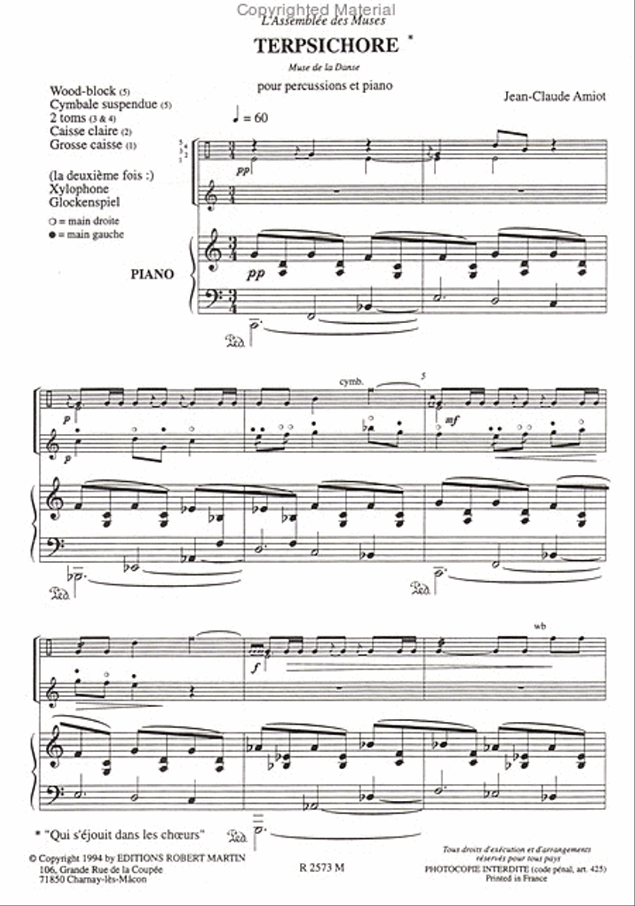 Terpsichore Terpsichore Piano Accompaniment scores gallery preview page 2