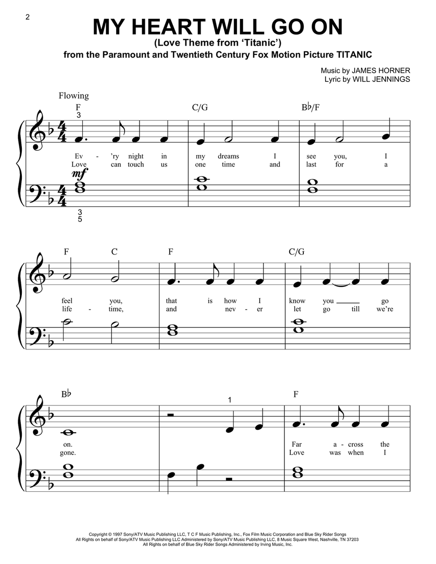 Easy titanic piano new arrivals