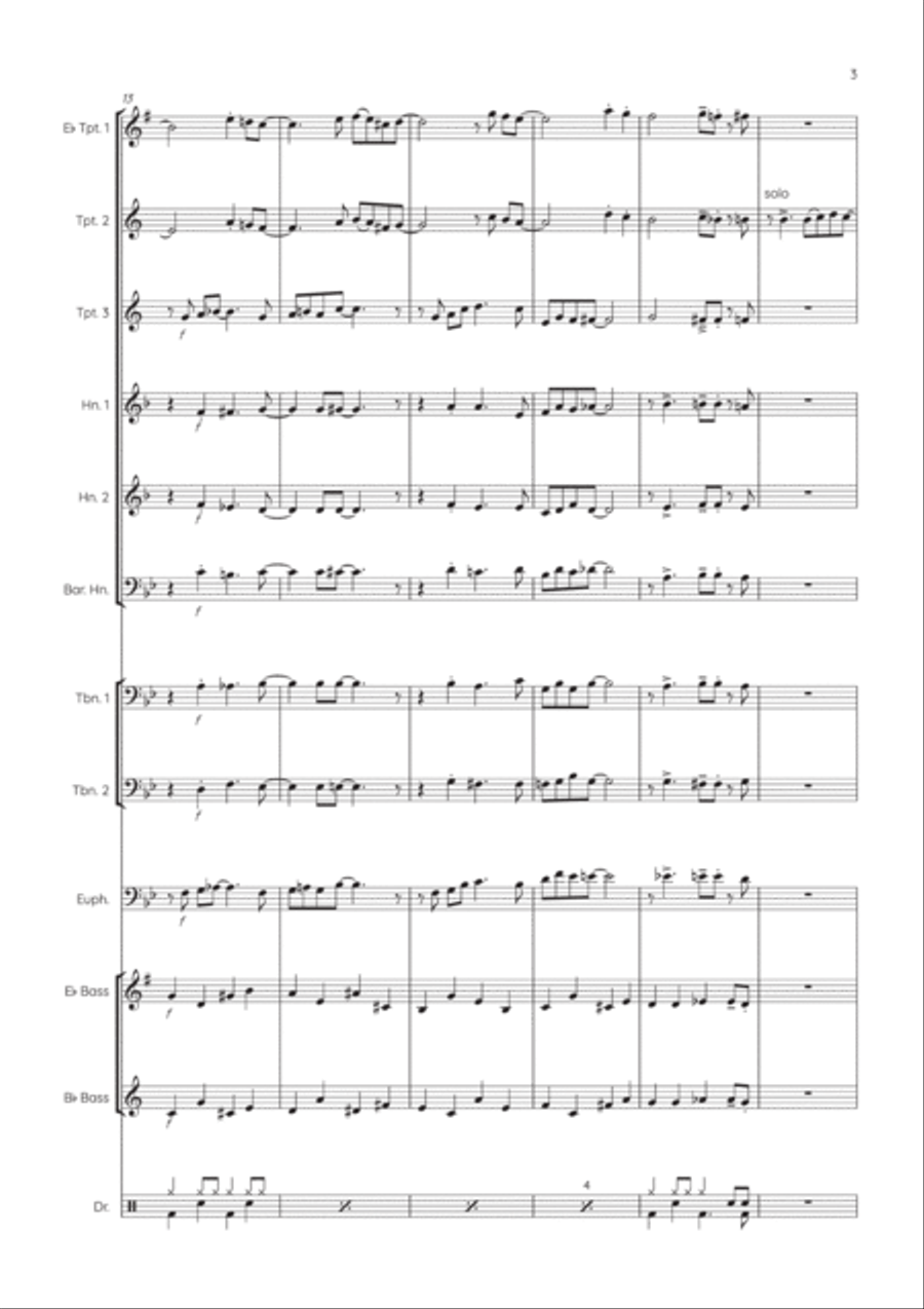 The Birth Of The Blues Brass Ensemble scores gallery preview page 4