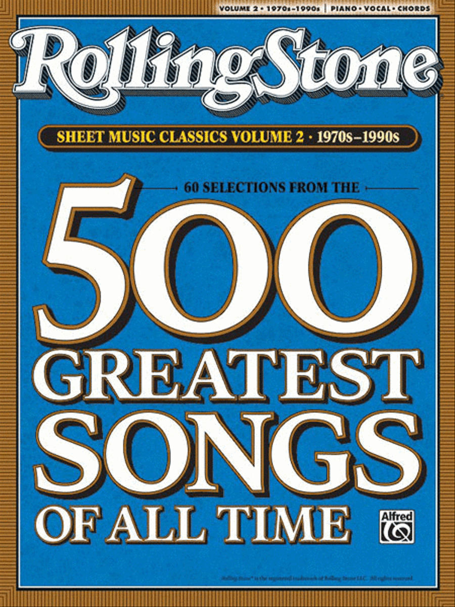 Rolling Stone: 500 Greatest Songs of All Time Piano, Vocal, Guitar scores gallery preview page 1