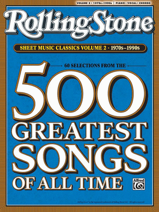 Book cover for Rolling Stone: 500 Greatest Songs of All Time
