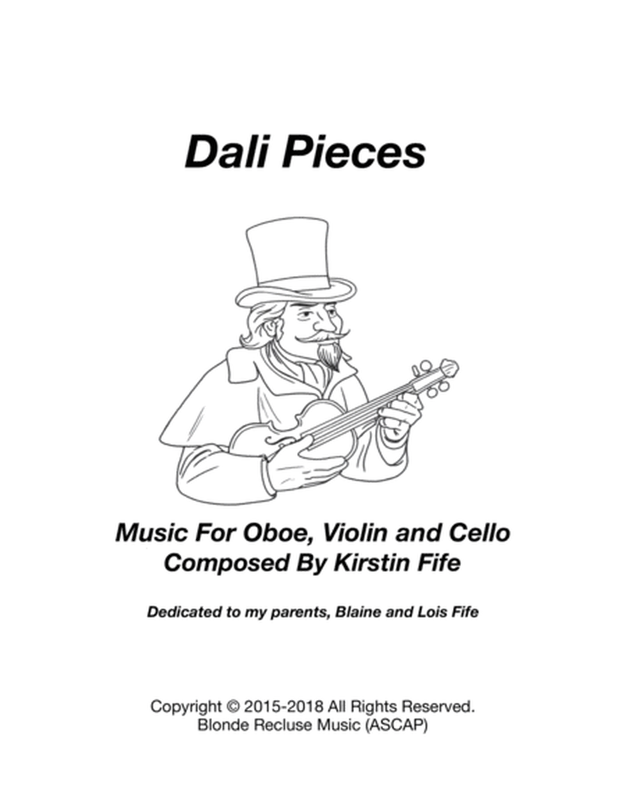 Dali Pieces For Oboe, Violin and Cello Trio image number null
